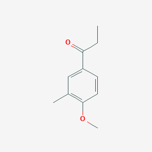 molecular formula C11H14O2 B3153911 1-(4-甲氧基-3-甲基苯基)丙酮 CAS No. 76805-57-7