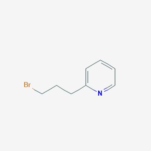 molecular formula C8H10BrN B3153947 Pyridine, 2-(3-bromopropyl)- CAS No. 769075-96-9