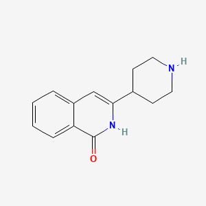 molecular formula C14H16N2O B3153955 3-(4-piperidinyl)-1(2H)-Isoquinolinone CAS No. 769114-73-0