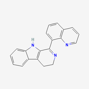 molecular formula C20H15N3 B3153995 Komarovidine CAS No. 76971-22-7