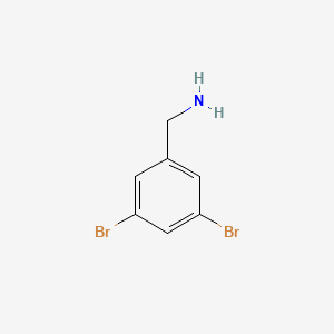 molecular formula C7H7Br2N B3154111 (3,5-Dibromophenyl)methanamine CAS No. 771580-86-0