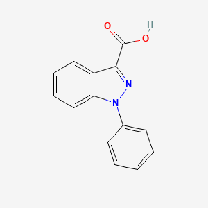 molecular formula C14H10N2O2 B3154131 1-苯基-1H-吲唑-3-甲酸 CAS No. 7716-36-1
