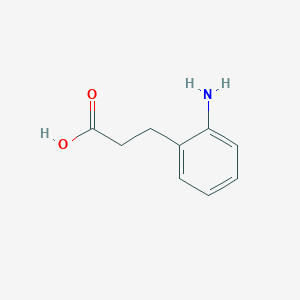 molecular formula C9H11NO2 B3154148 3-(2-Aminophenyl)propanoic acid CAS No. 772-21-4