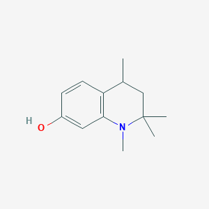 molecular formula C13H19NO B3154163 1,2,2,4-Tetramethyl-1,2,3,4-tetrahydroquinolin-7-ol CAS No. 772324-37-5