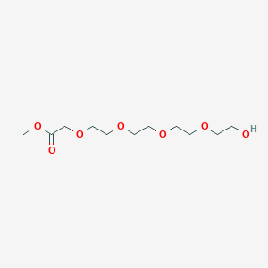 molecular formula C11H22O7 B3154197 羟基-PEG4-CH2CO2Me CAS No. 77303-64-1
