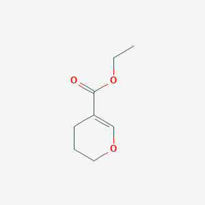 molecular formula C8H12O3 B3154233 3,4-二氢-2H-吡喃-5-甲酸乙酯 CAS No. 773134-98-8