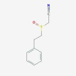 2-(Phenethylsulfinyl)acetonitrile