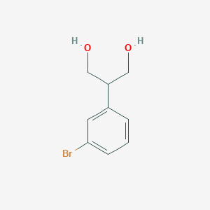 molecular formula C9H11BrO2 B3154258 2-(3-溴苯基)丙烷-1,3-二醇 CAS No. 773872-65-4