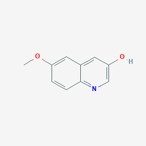 molecular formula C10H9NO2 B3154290 6-Methoxyquinolin-3-ol CAS No. 77421-36-4