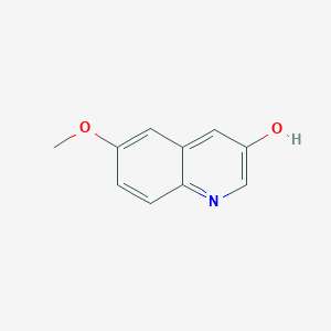 molecular formula C10H9NO2 B3154290 6-甲氧基喹啉-3-醇 CAS No. 77421-36-4