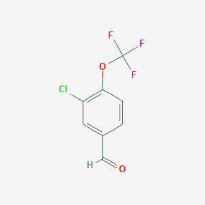 molecular formula C8H4ClF3O2 B031543 3-氯-4-(三氟甲氧基)苯甲醛 CAS No. 83279-39-4