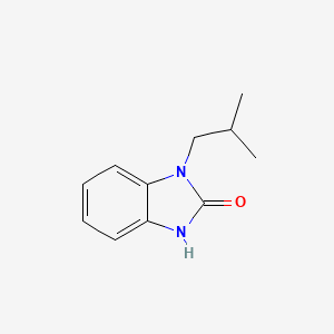 molecular formula C11H14N2O B3154412 1-isobutyl-1H-benzo[d]imidazol-2(3H)-one CAS No. 77557-03-0