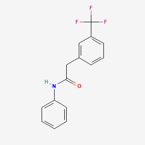 molecular formula C15H12F3NO B3154426 N-phenyl-2-[3-(trifluoromethyl)phenyl]acetamide CAS No. 77620-80-5