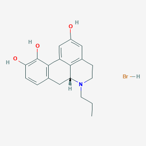 molecular formula C19H22BrNO3 B3154432 R(-)-2,10,11-Trihydroxy-N-propylnoraporphine hydrobromide CAS No. 77630-02-5