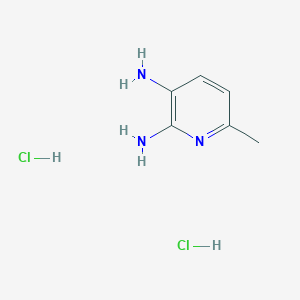 molecular formula C6H10ClN3 B3154453 6-Methylpyridine-2,3-diamine dihydrochloride CAS No. 77712-94-8