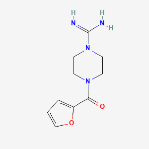 molecular formula C10H14N4O2 B3154459 4-(Furan-2-ylcarbonyl)piperazine-1-carboximidamide CAS No. 77723-05-8