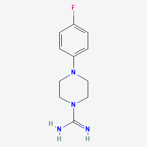 molecular formula C11H15FN4 B3154476 4-(4-氟苯基)哌嗪-1-甲酰胺 CAS No. 77723-19-4