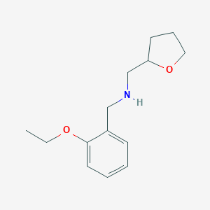 molecular formula C14H21NO2 B315448 [(2-Ethoxyphenyl)methyl](oxolan-2-ylmethyl)amine 