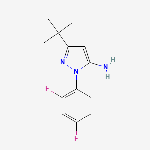 3-Tert-butyl-1-(2,4-difluorophenyl)-1H-pyrazol-5-amine