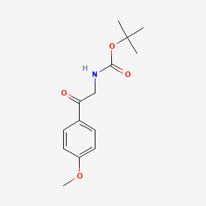 tert-butyl N-[2-(4-methoxyphenyl)-2-oxoethyl]carbamate