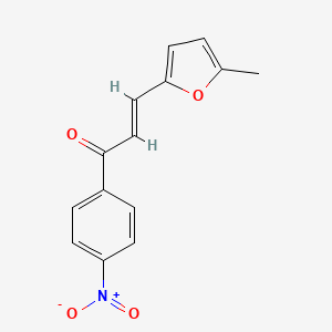 (2E)-3-(5-Methylfuran-2-yl)-1-(4-nitrophenyl)prop-2-en-1-one