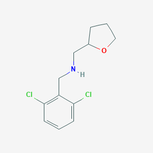molecular formula C12H15Cl2NO B315457 N-(2,6-dichlorobenzyl)-N-(tetrahydro-2-furanylmethyl)amine 