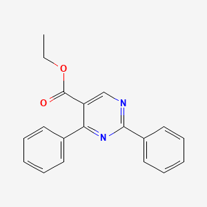 molecular formula C19H16N2O2 B3154603 Ethyl 2,4-diphenyl-5-pyrimidinecarboxylate CAS No. 77995-07-4