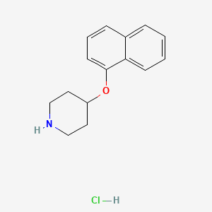 1-Naphthyl 4-piperidinyl ether hydrochloride