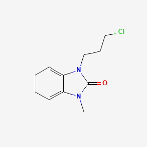 B3154640 1-(3-chloropropyl)-3-methyl-1H-benzo[d]imidazol-2(3H)-one CAS No. 78056-57-2