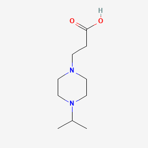 molecular formula C10H20N2O2 B3154644 3-(4-propan-2-ylpiperazin-1-yl)propanoic Acid CAS No. 780751-88-4