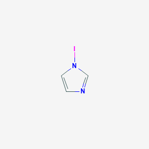 molecular formula C3H3IN2 B3154656 1-Iodo-1H-imidazole CAS No. 78124-07-9