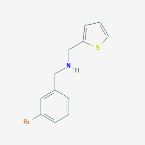 molecular formula C12H12BrNS B315469 N-(3-bromobenzyl)-N-(2-thienylmethyl)amine 