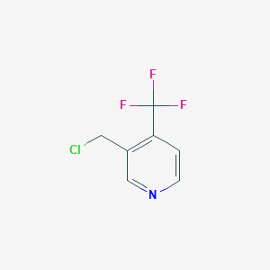 molecular formula C7H5ClF3N B3154727 3-(氯甲基)-4-(三氟甲基)吡啶 CAS No. 782431-54-3