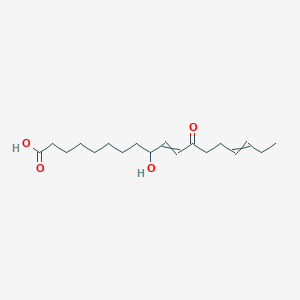 molecular formula C18H30O4 B3154749 9-Hydroxy-12-oxooctadeca-10,15-dienoic acid CAS No. 78335-22-5