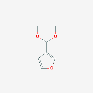 molecular formula C7H10O3 B3154798 3-Furaldehyde dimethyl acetal CAS No. 78520-05-5