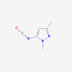 molecular formula C6H7N3O B3154822 5-Isocyanato-1,3-dimethyl-1H-pyrazole CAS No. 785781-34-2