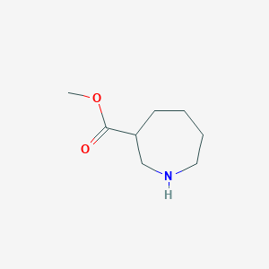 molecular formula C8H15NO2 B3154841 Methyl azepane-3-carboxylate CAS No. 786623-60-7