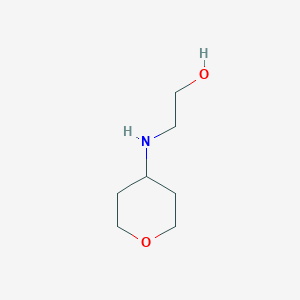 molecular formula C7H15NO2 B3154848 2-[(Oxan-4-yl)amino]ethan-1-ol CAS No. 786684-00-2