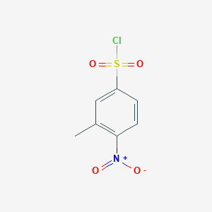 molecular formula C7H6ClNO4S B3154870 3-甲基-4-硝基苯-1-磺酰氯 CAS No. 78726-75-7
