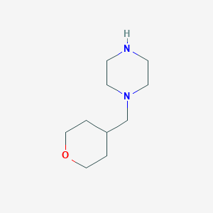 molecular formula C10H20N2O B3154895 1-(Oxan-4-ylmethyl)piperazine CAS No. 787518-60-9