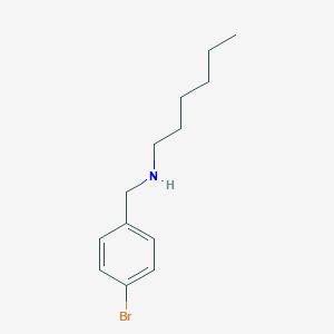 molecular formula C13H20BrN B315493 N-(4-bromobenzyl)-N-hexylamine 