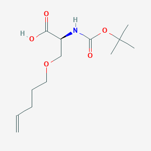 (S)-2-(tert-butoxycarbonylamino)-3-(pent-4-enyloxy)propanoic acid