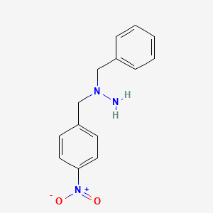 1-Benzyl-1-(4-nitrobenzyl)hydrazine