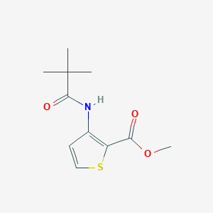 Methyl 3-(2,2-dimethylpropanoylamino)thiophene-2-carboxylate