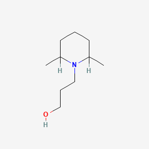 molecular formula C10H21NO B3155066 3-(2,6-Dimethylpiperidin-1-YL)propan-1-OL CAS No. 79156-90-4