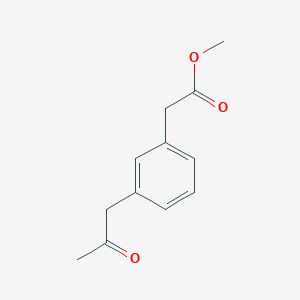 molecular formula C12H14O3 B3155149 Methyl [3-(2-oxopropyl)phenyl]acetate CAS No. 792917-99-8