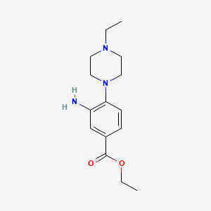 Ethyl 3-amino-4-(4-ethylpiperazin-1-yl)benzoate