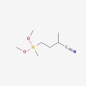 molecular formula C8H17NO2Si B3155192 3-氰基丁基甲基二甲氧基硅烷 CAS No. 793681-94-4