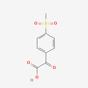 molecular formula C9H8O5S B3155223 2-(4-Methanesulfonylphenyl)-2-oxoacetic acid CAS No. 79478-01-6