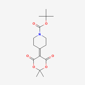 Tert-butyl 4-(2,2-dimethyl-4,6-dioxo-1,3-dioxan-5-ylidene)piperidine-1-carboxylate